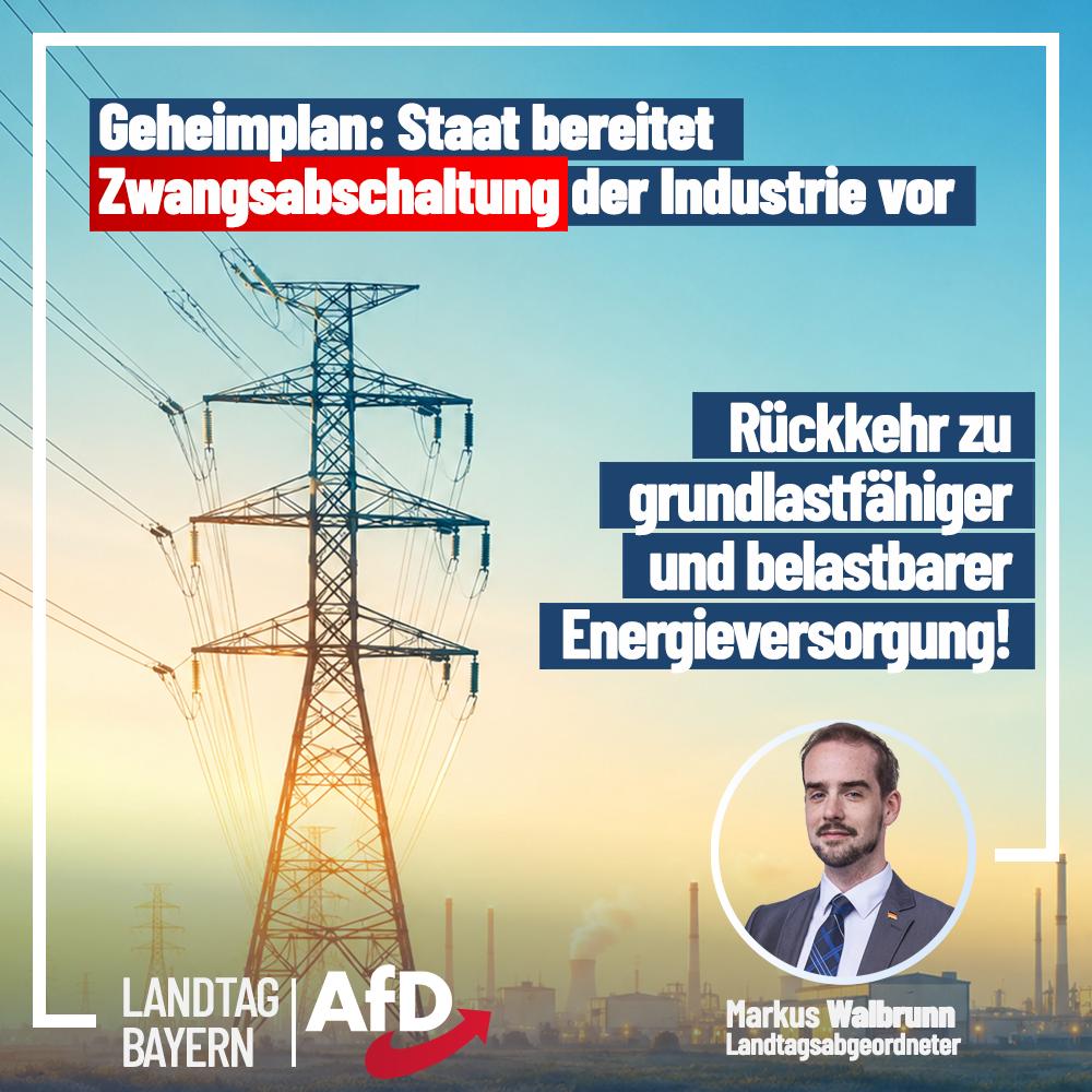 Zwangsabschaltung der Industrie